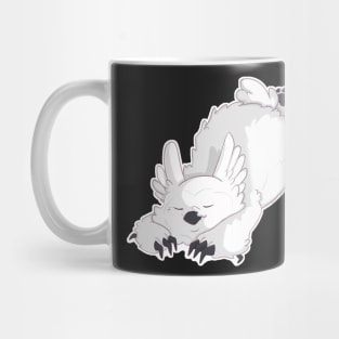 Sleepy Snowy Owlbear Cub Mug